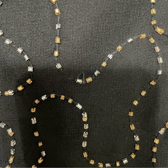 JMD New York Vintage
Womens Beaded Jacket Lined Black SIlver Gold cocktail top
M - Picture 8 of 15